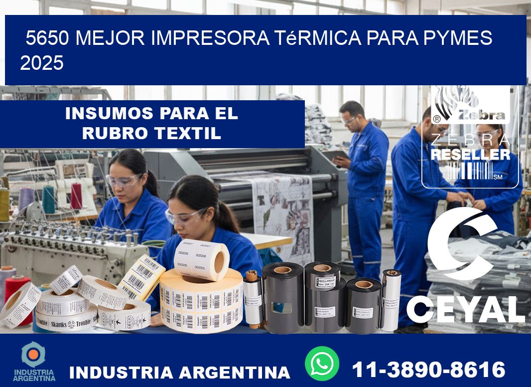 5650 mejor impresora térmica para pymes 2025