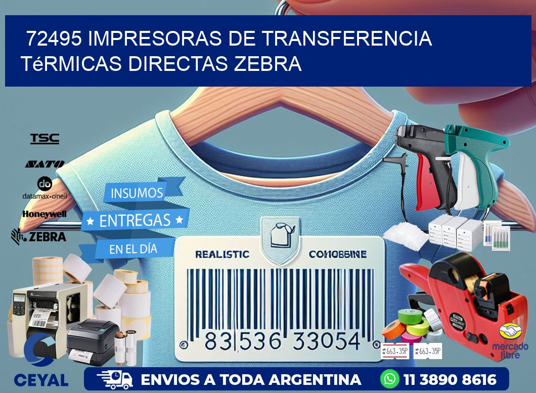 72495 impresoras de Transferencia  térmicas directas zebra
