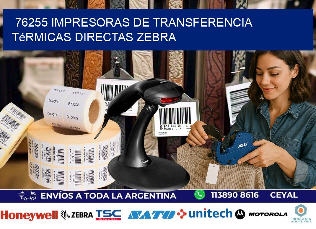 76255 impresoras de Transferencia térmicas directas zebra