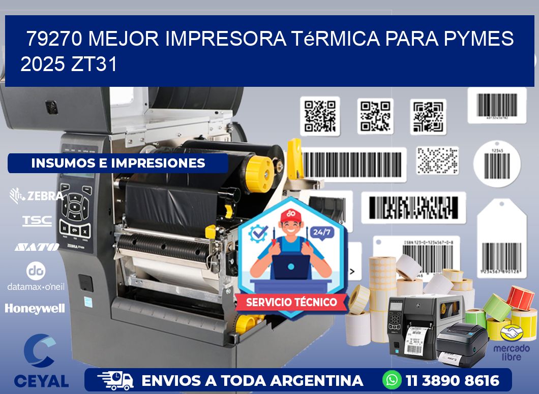 79270 mejor impresora térmica para pymes 2025 ZT31