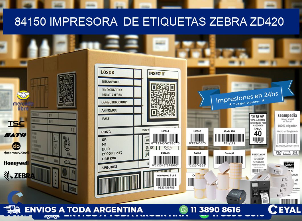 84150 impresora  de etiquetas Zebra ZD420