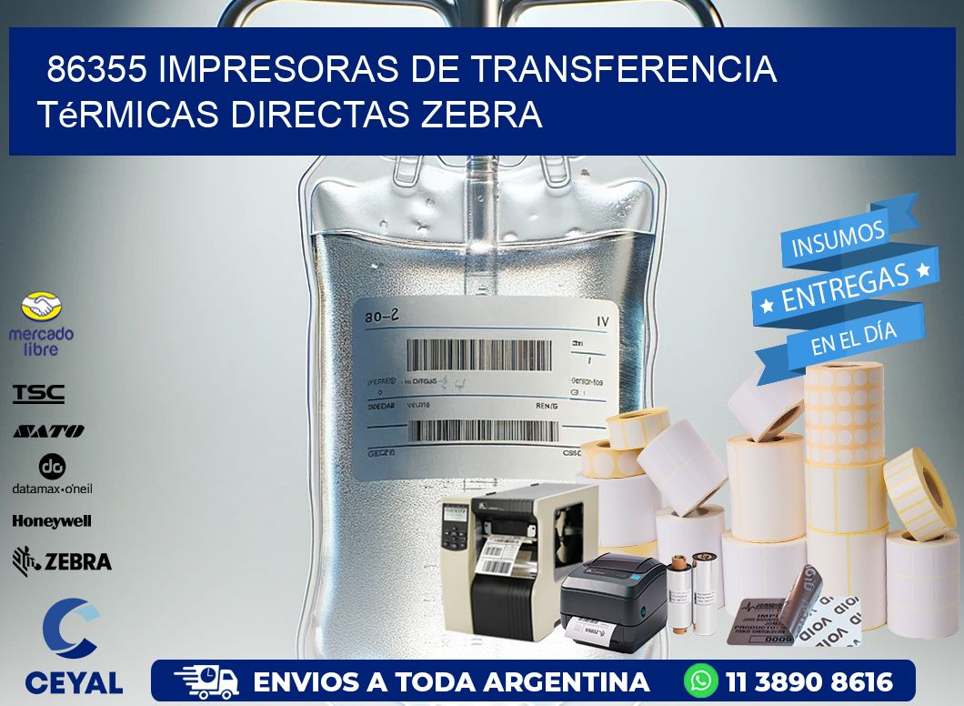 86355 impresoras de Transferencia  térmicas directas zebra