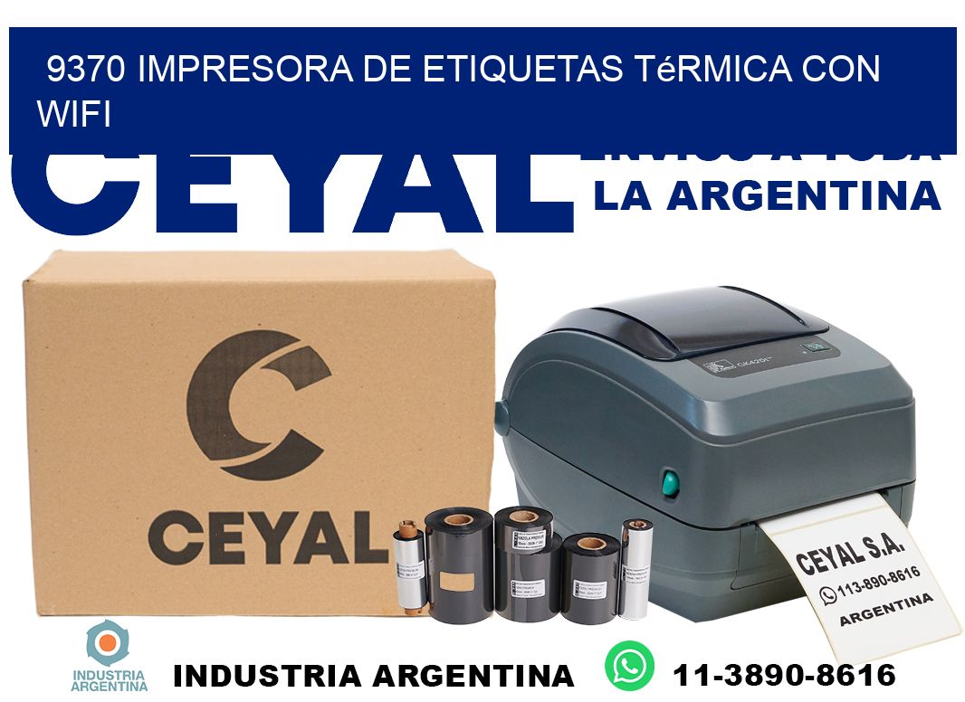 9370 impresora de etiquetas térmica con wifi