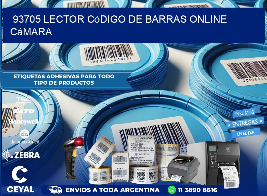 93705 Lector código de barras online cámara