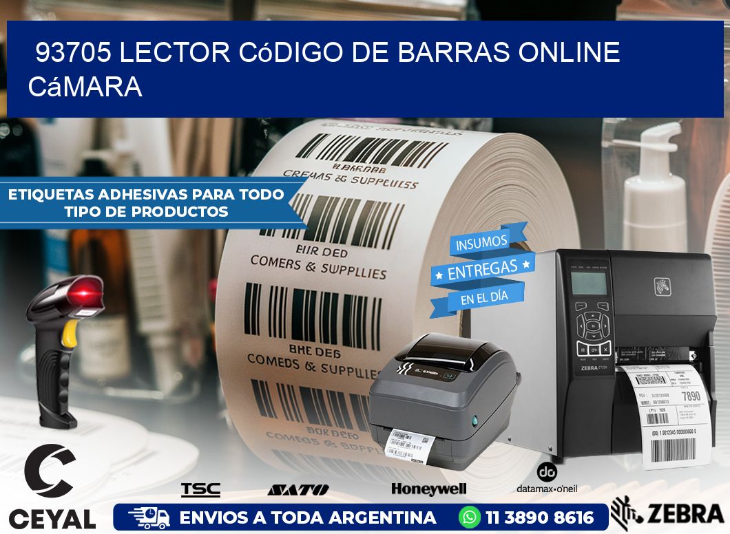 93705 Lector código de barras online cámara
