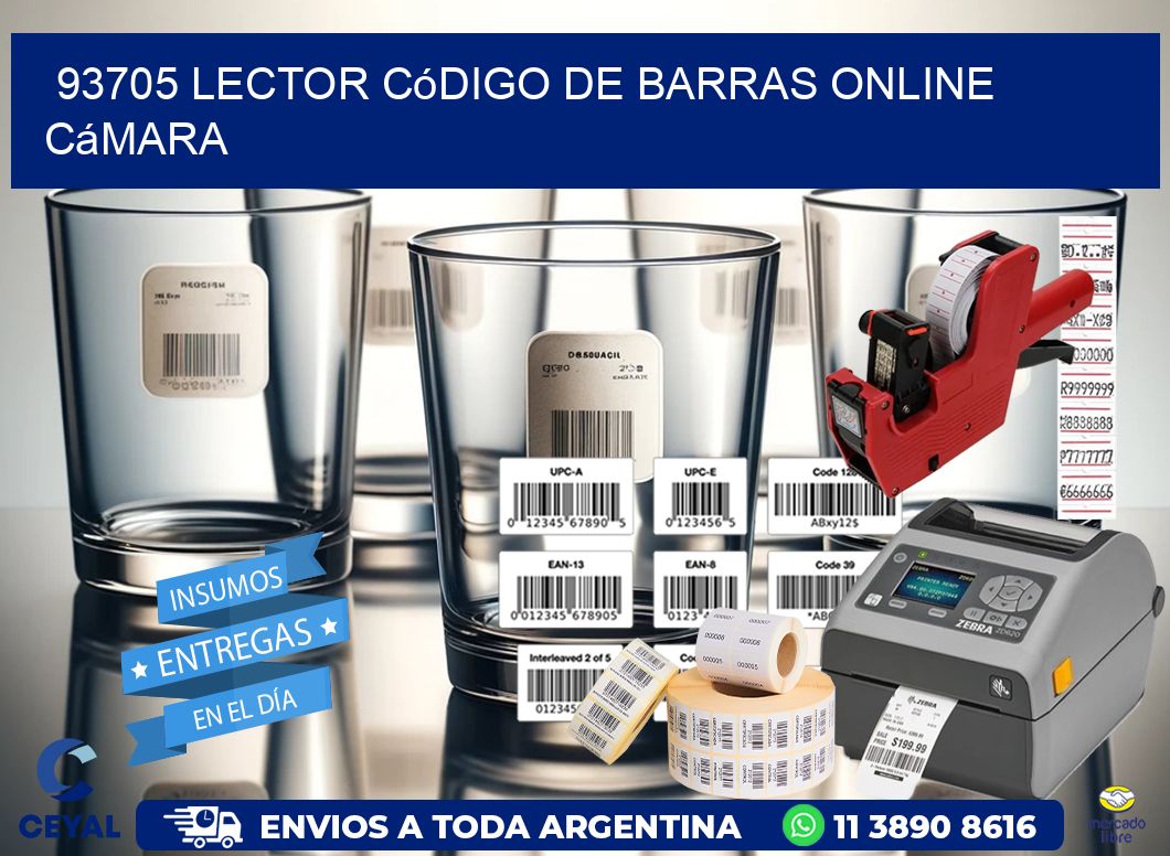 93705 Lector código de barras online cámara