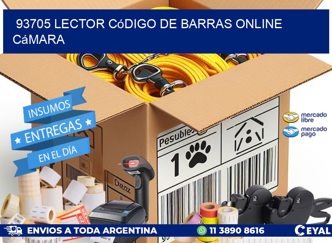 93705 Lector código de barras online cámara