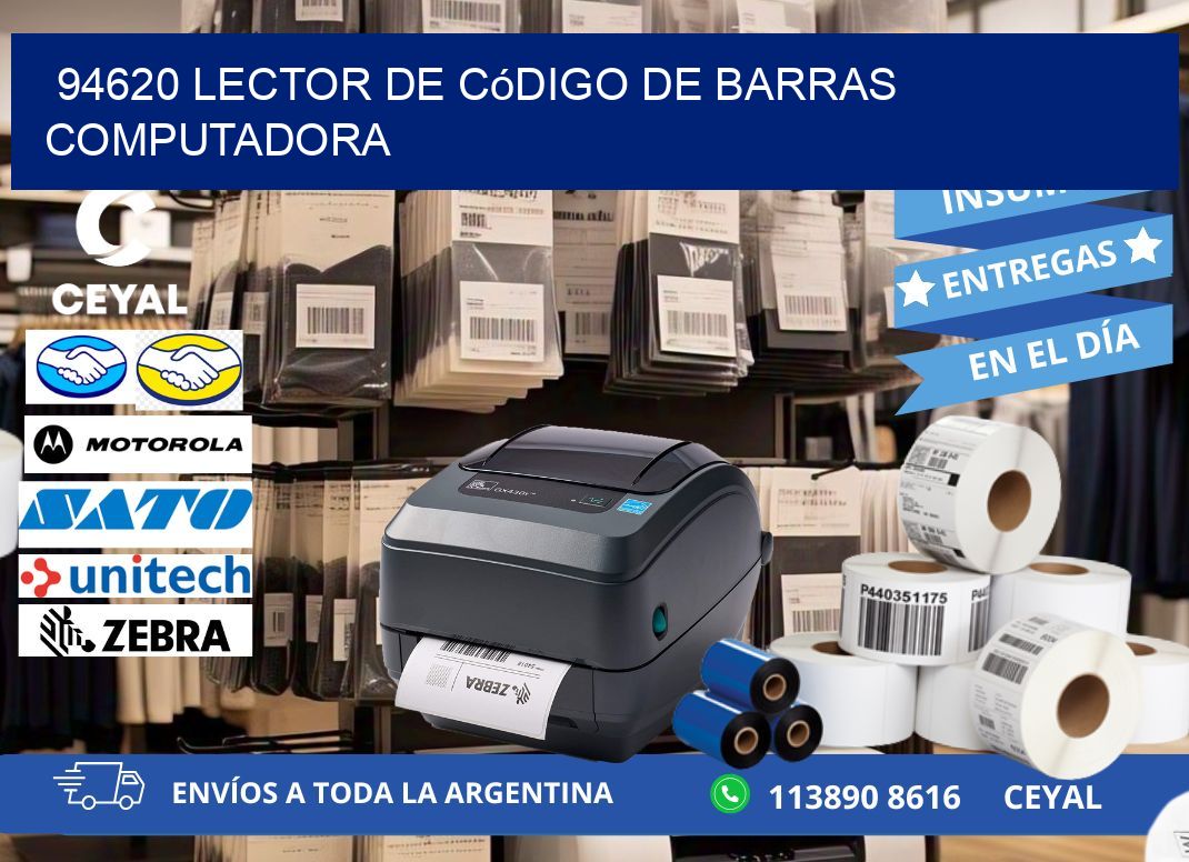 94620 Lector de código de barras computadora