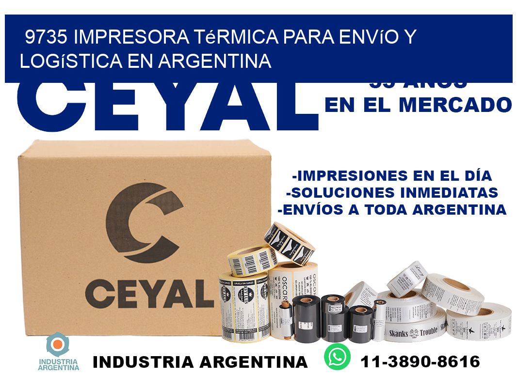 9735 impresora térmica para envío y logística en Argentina