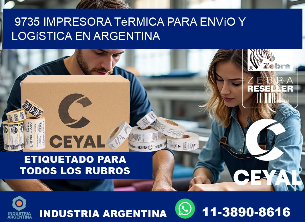 9735 impresora térmica para envío y logística en Argentina