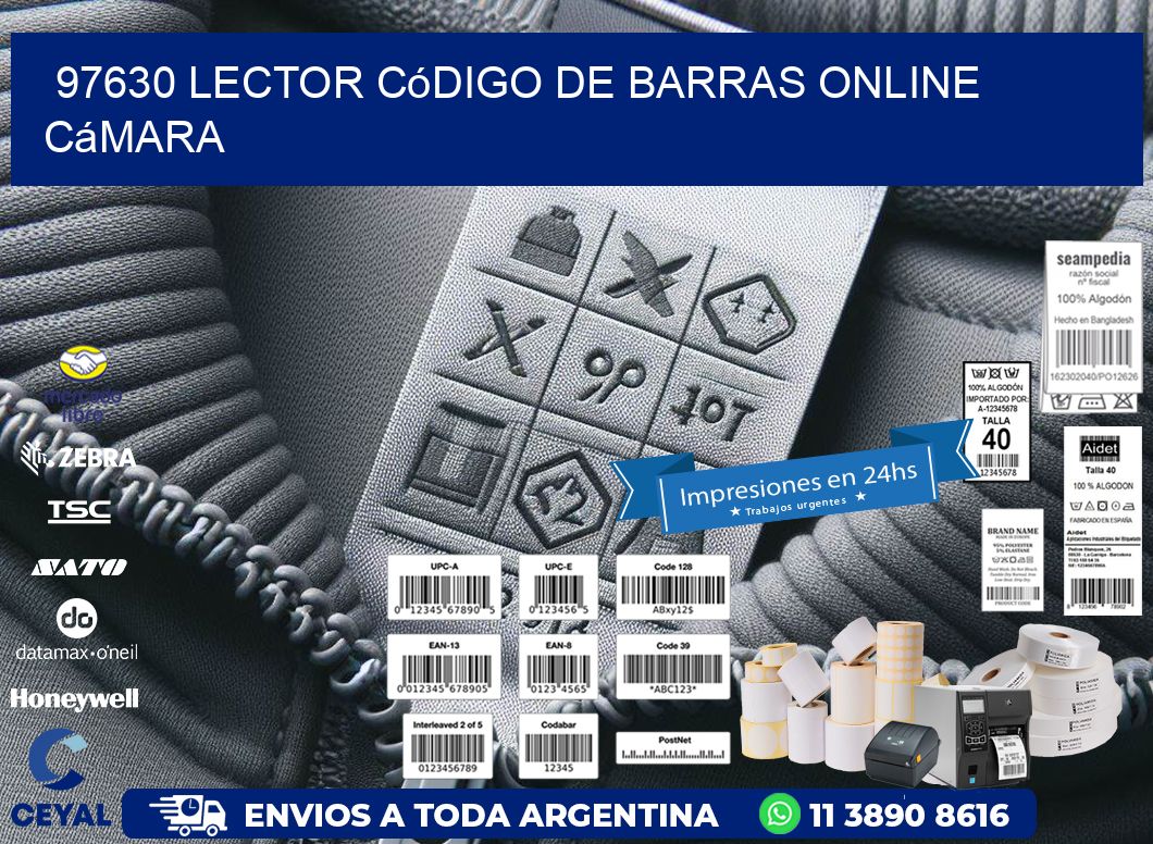 97630 Lector código de barras online cámara