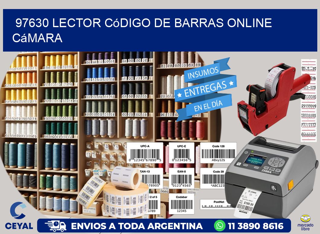 97630 Lector código de barras online cámara