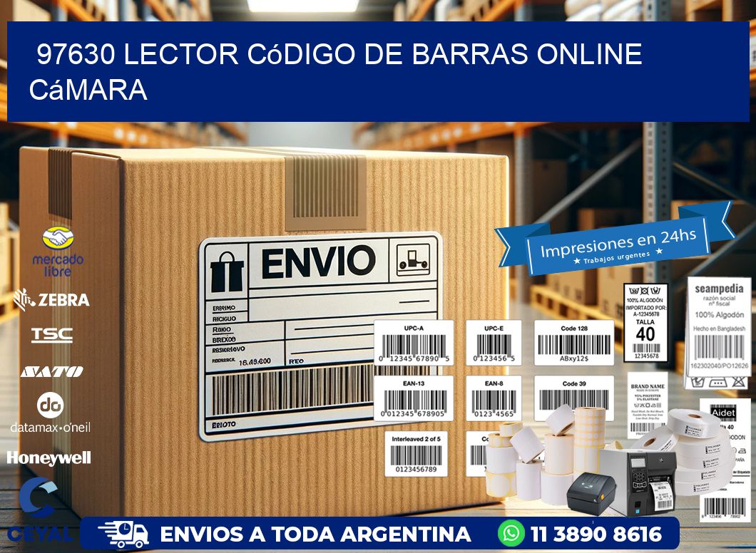 97630 Lector código de barras online cámara