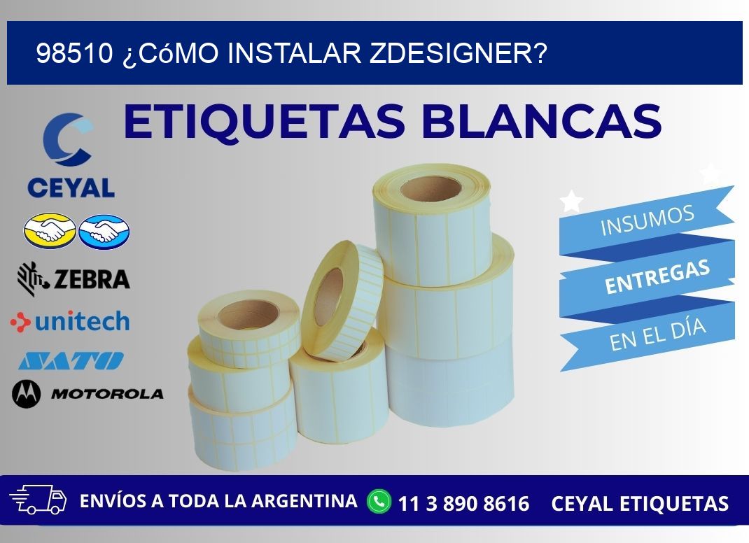 98510 ¿Cómo instalar ZDesigner?