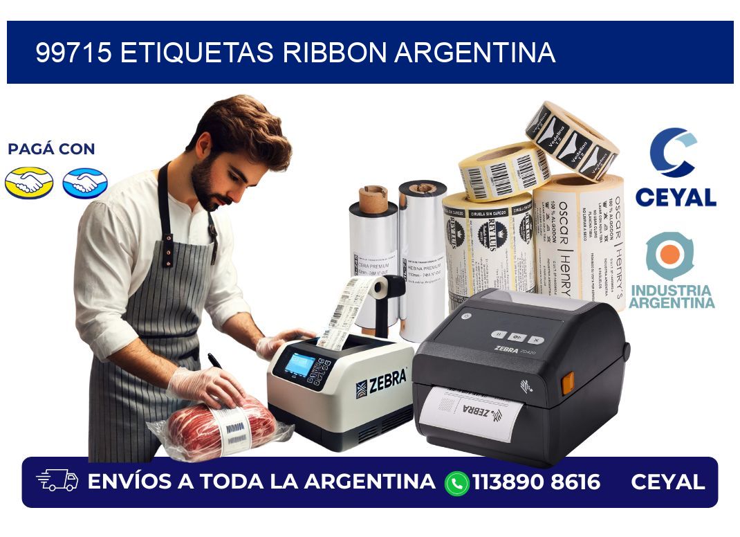 99715 etiquetas ribbon argentina