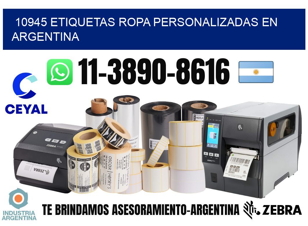 10945 Etiquetas ropa personalizadas en Argentina