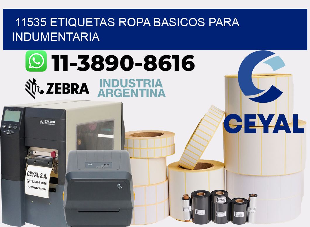 11535 Etiquetas ropa basicos para indumentaria