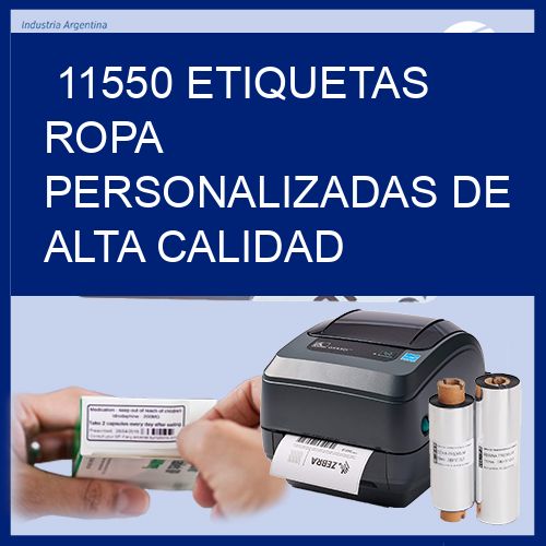 11550 Etiquetas ropa personalizadas de alta calidad