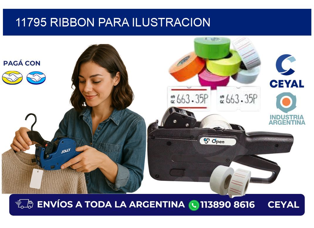 11795 ribbon para ilustracion