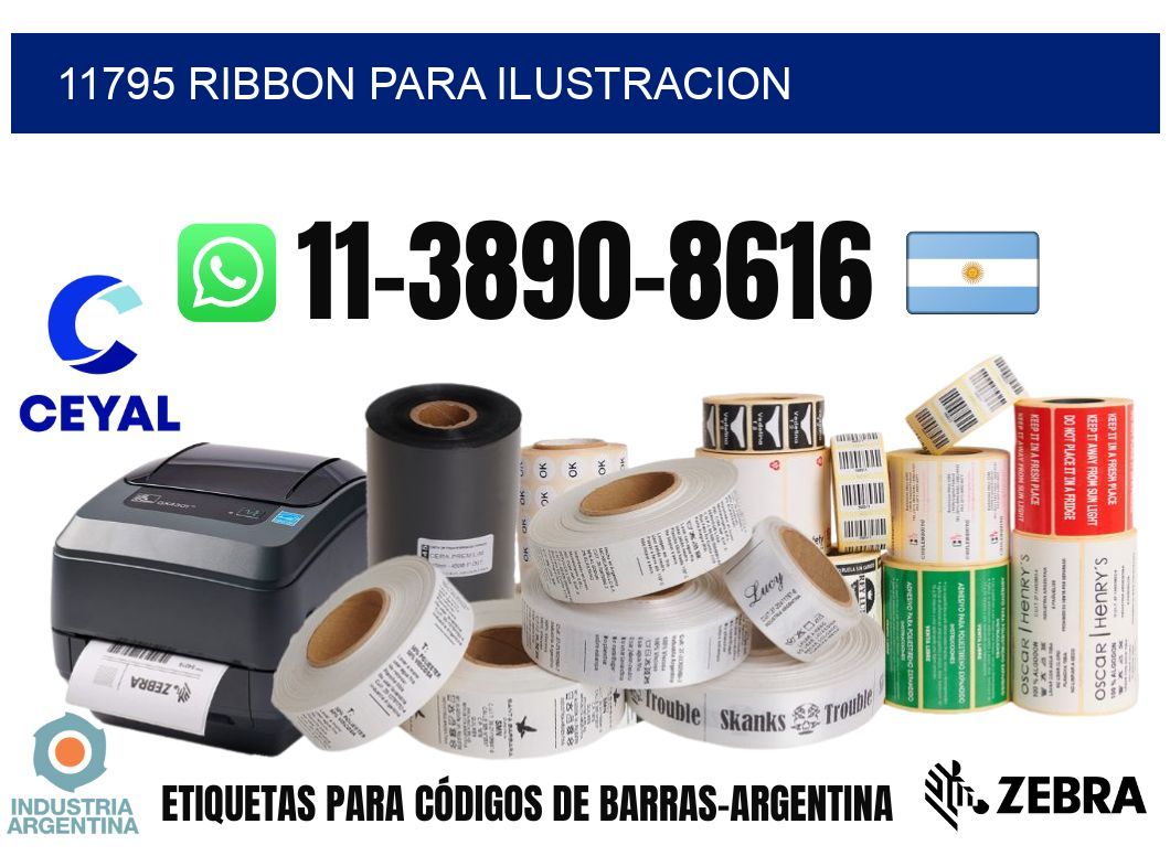 11795 ribbon para ilustracion