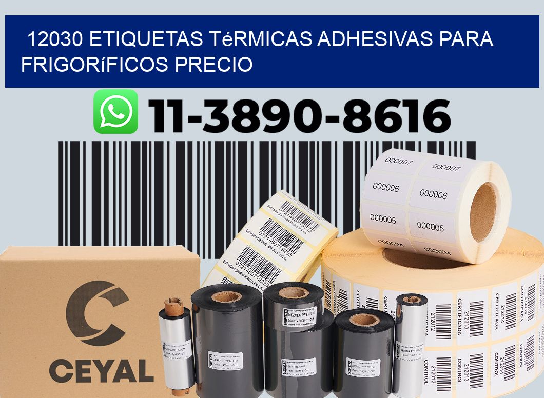 12030 etiquetas térmicas adhesivas para frigoríficos precio