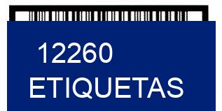 12260 Etiquetas ropa con información de lavado