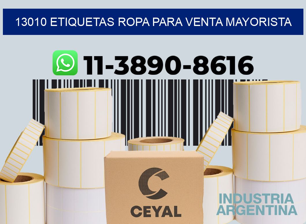 13010 Etiquetas ropa para venta mayorista