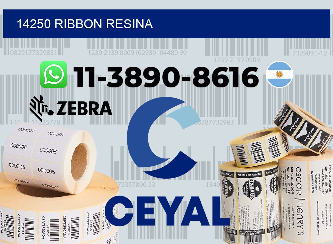 14250 ribbon resina