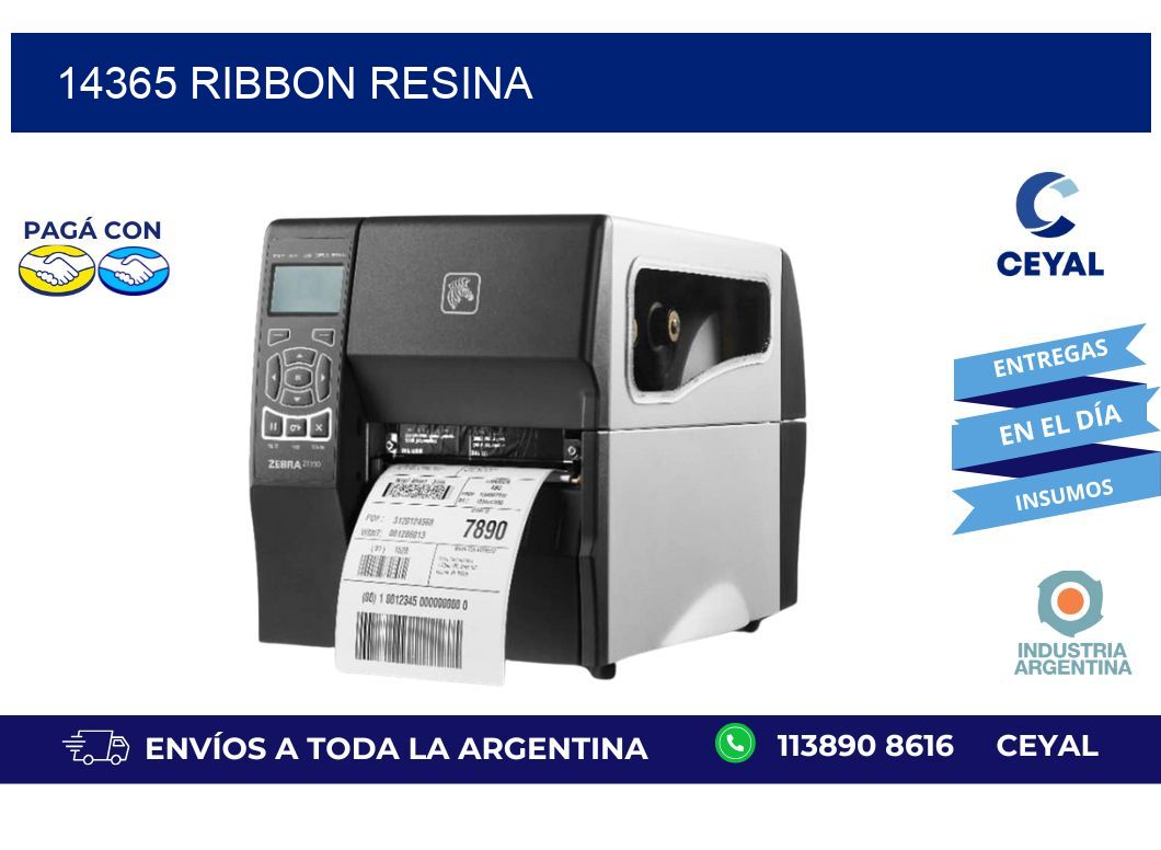 14365 ribbon resina