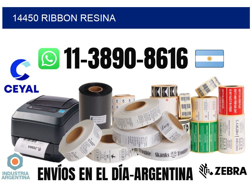 14450 ribbon resina