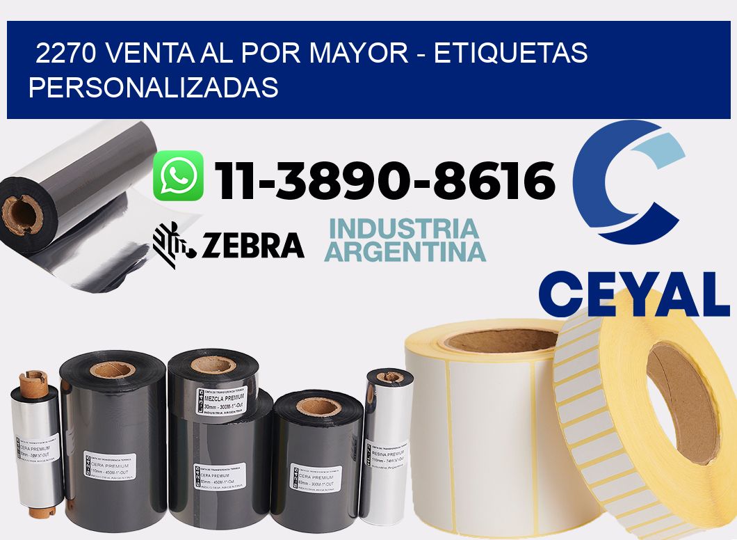 2270 Venta al Por Mayor - Etiquetas Personalizadas