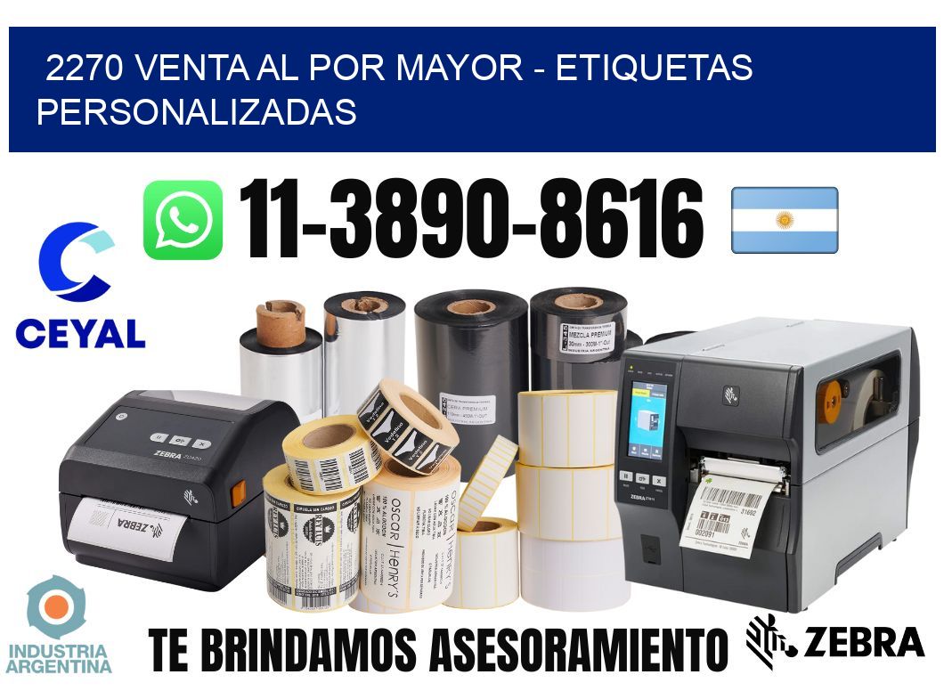 2270 Venta al Por Mayor - Etiquetas Personalizadas