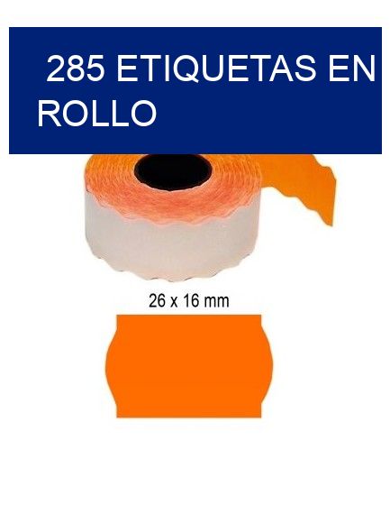 285 etiquetas en rollo