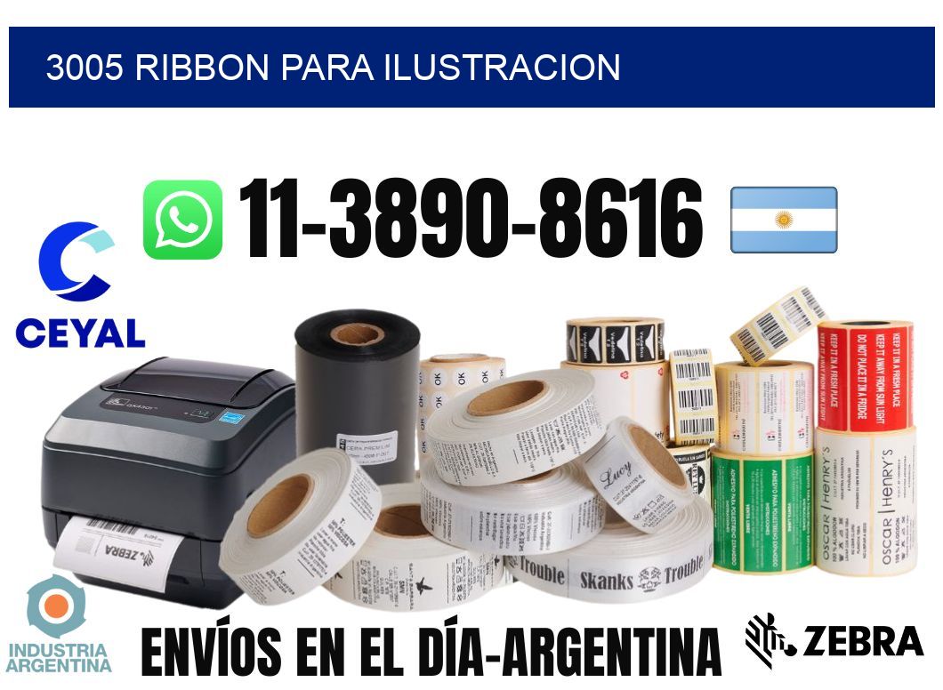 3005 ribbon para ilustracion