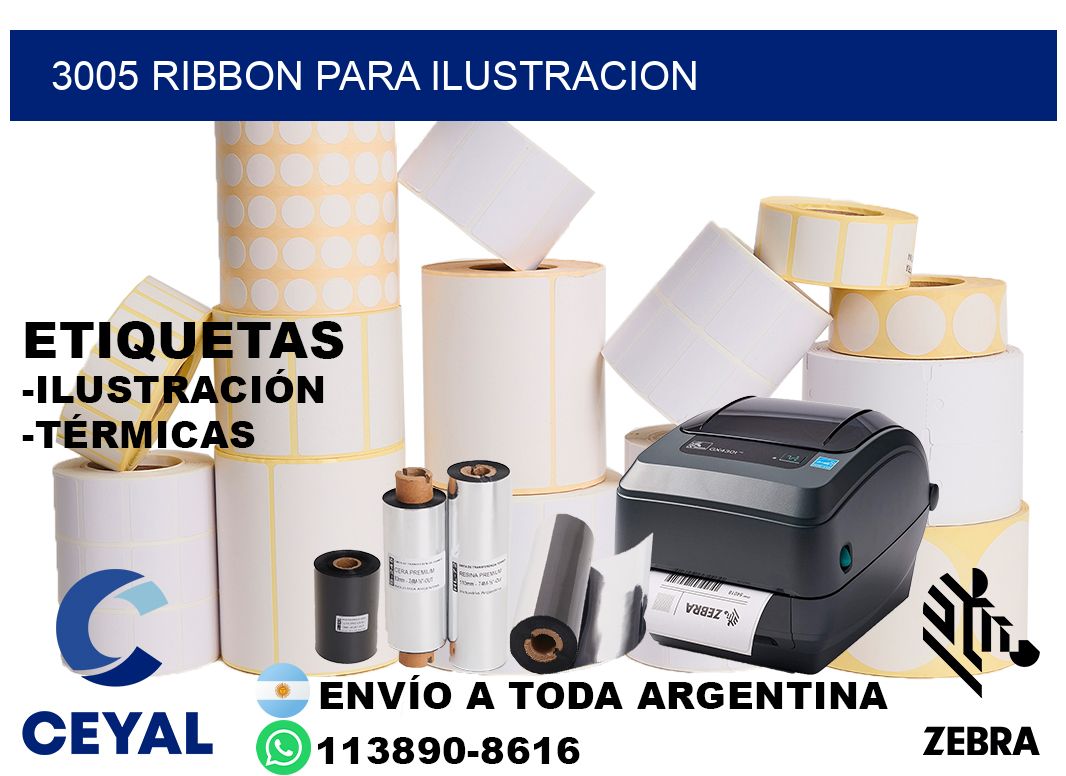 3005 ribbon para ilustracion