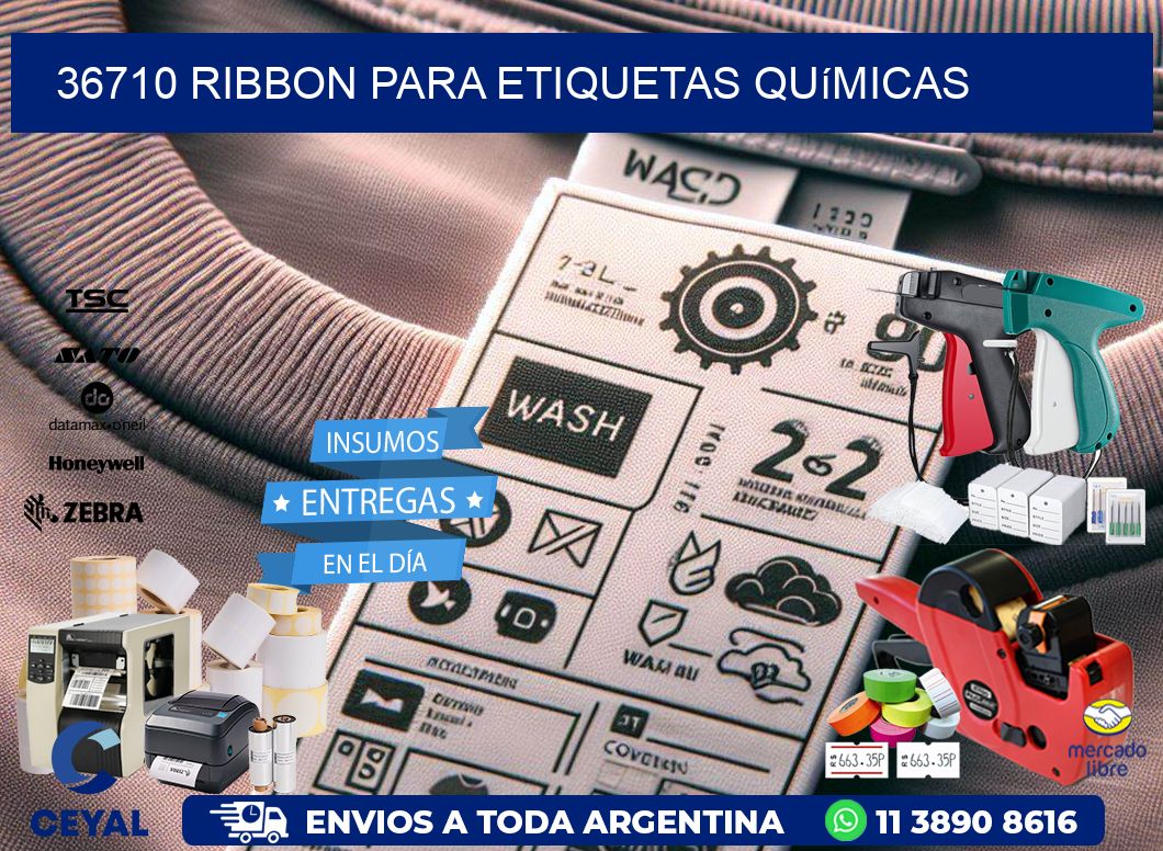 36710 ribbon para etiquetas químicas