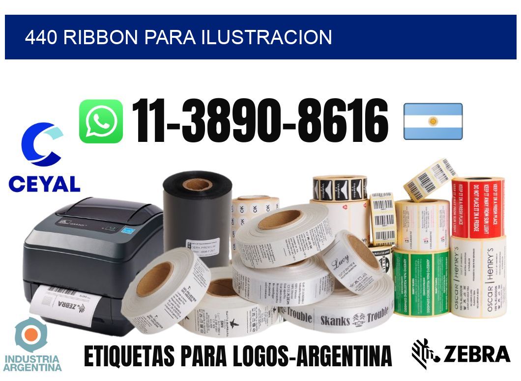 440 ribbon para ilustracion