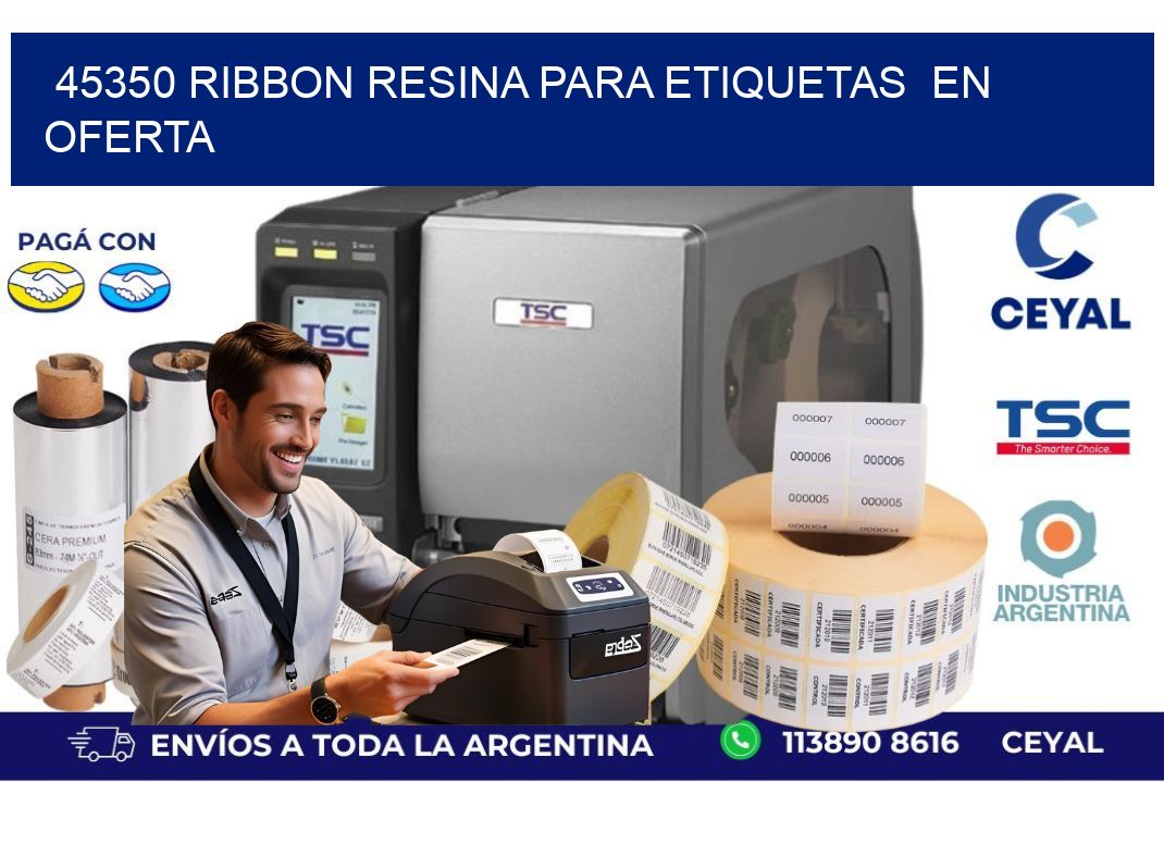 45350 ribbon resina para etiquetas  en oferta