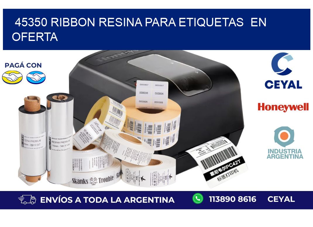 45350 ribbon resina para etiquetas  en oferta