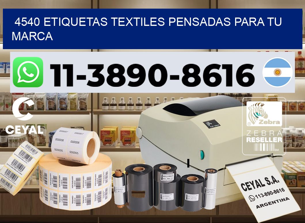 4540 Etiquetas textiles pensadas para tu marca