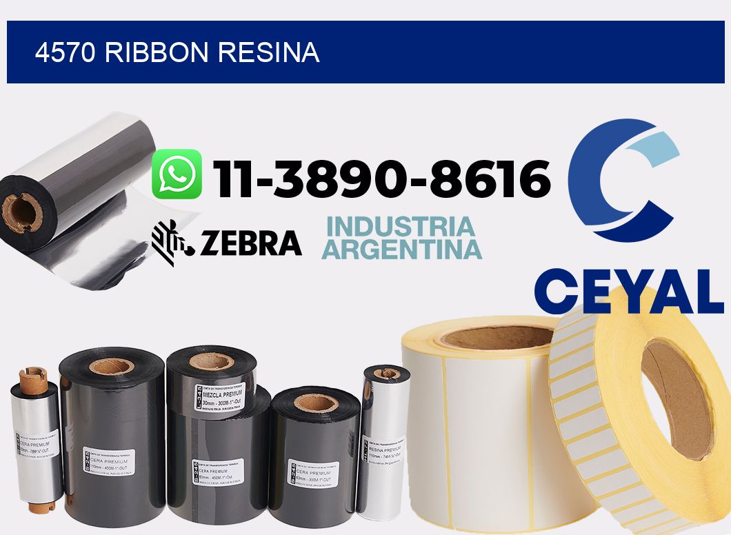 4570 ribbon resina