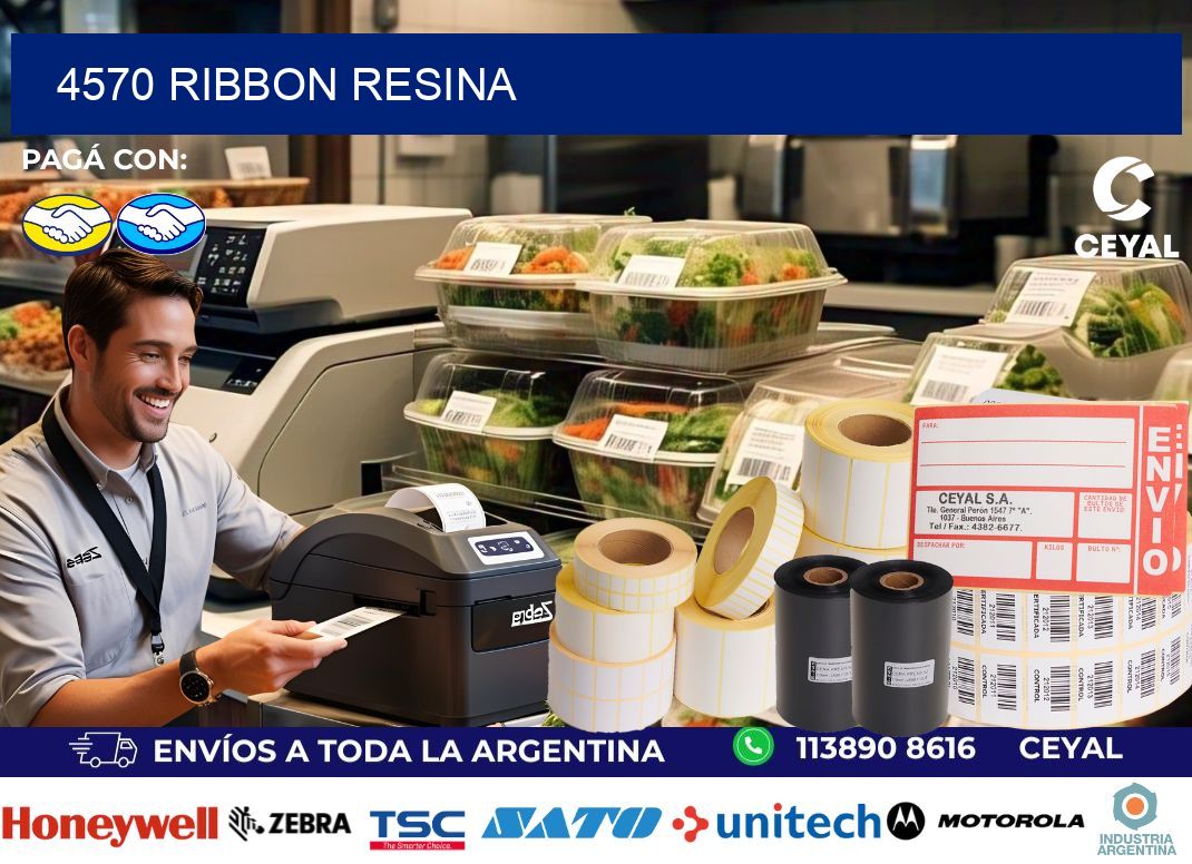 4570 ribbon resina