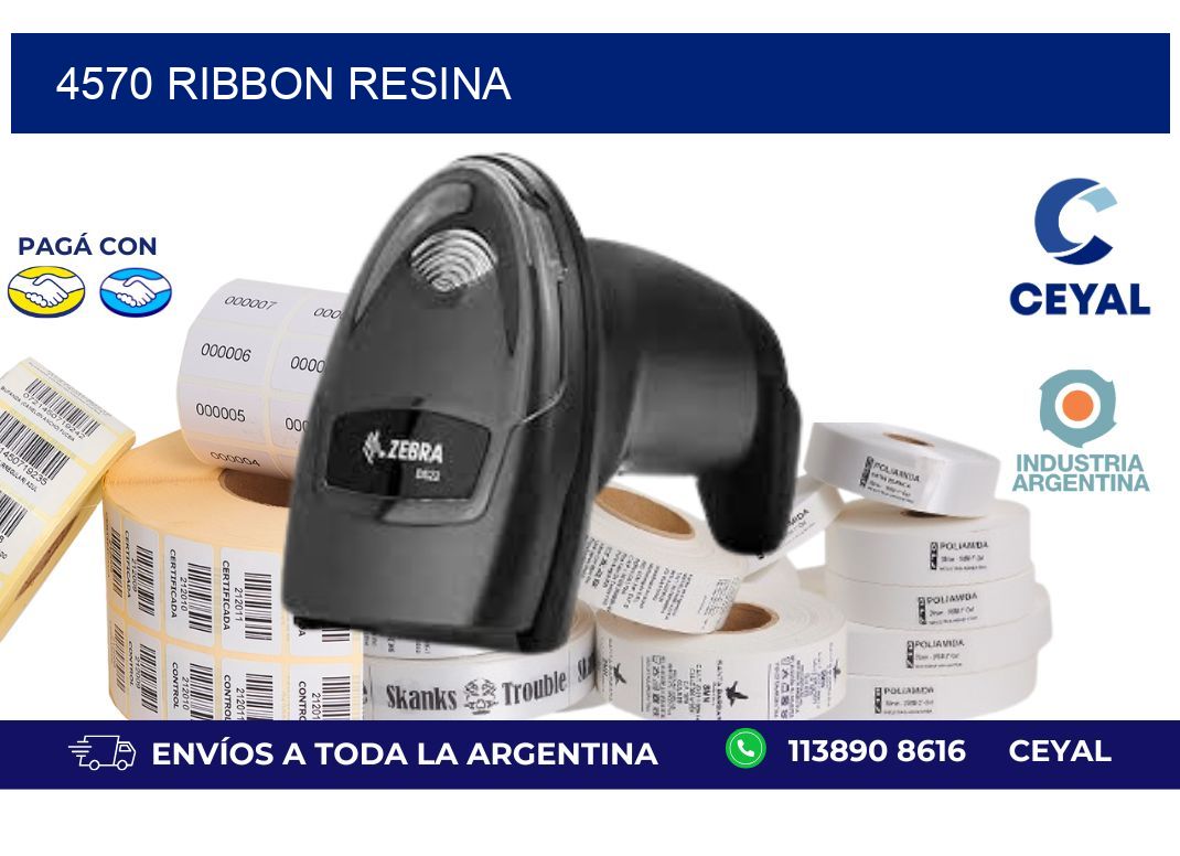 4570 ribbon resina