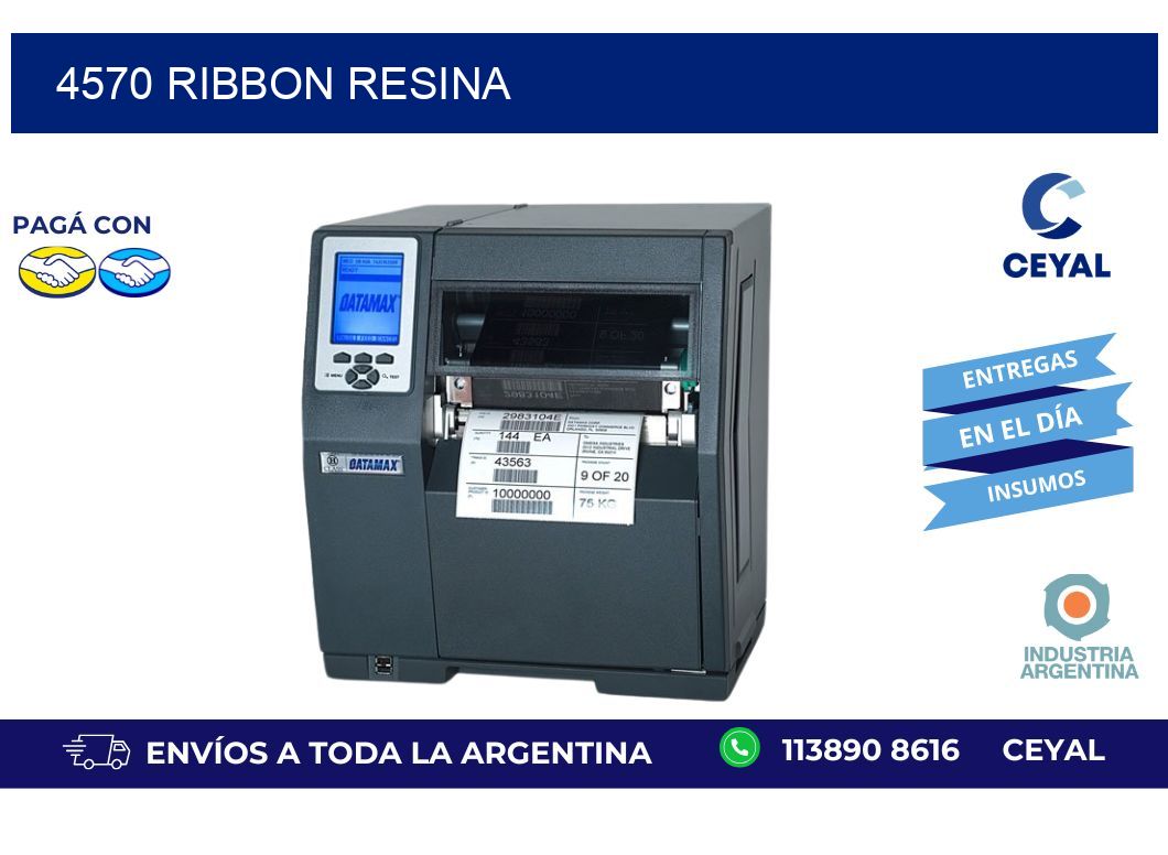 4570 ribbon resina