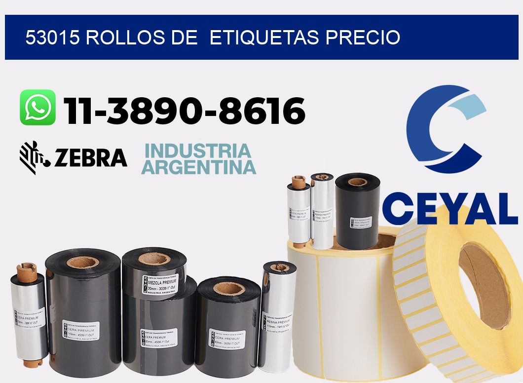 53015 rollos de etiquetas precio