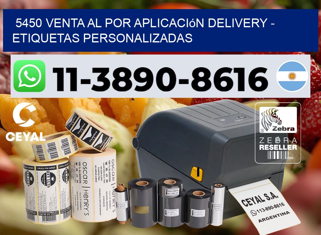 5450 Venta al Por Aplicación delivery – Etiquetas Personalizadas