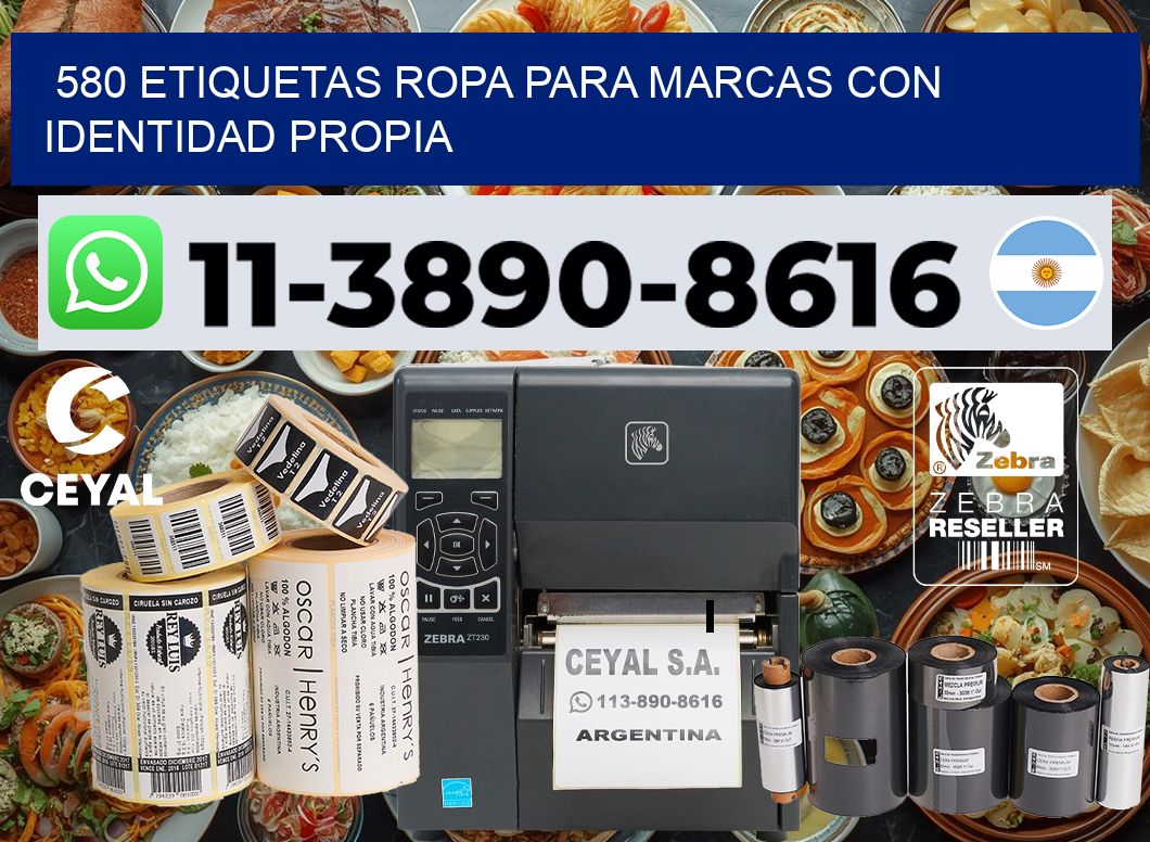 580 Etiquetas ropa para marcas con identidad propia