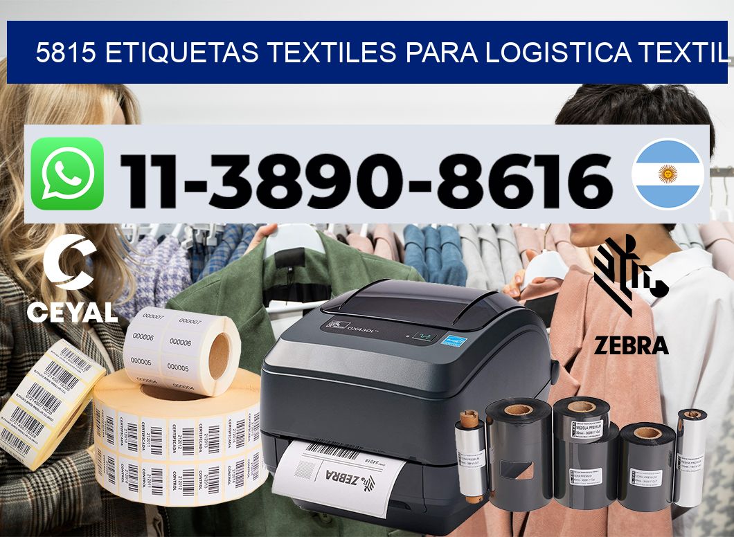 5815 Etiquetas textiles para logistica textil