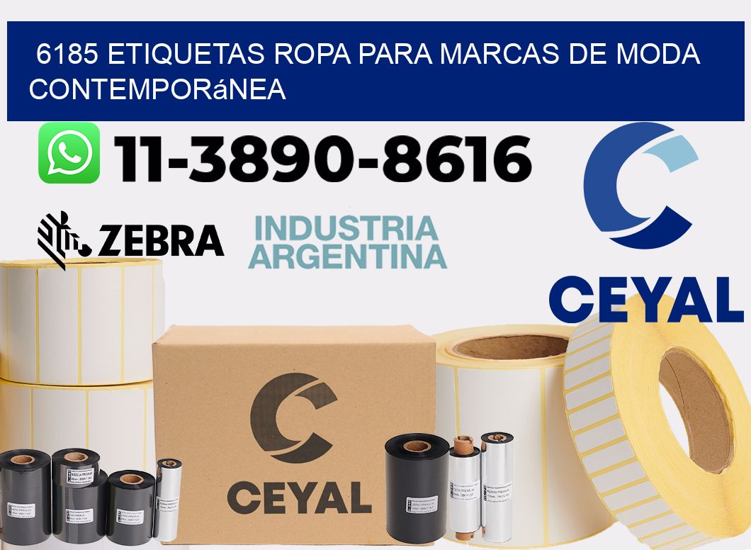 6185 Etiquetas ropa para marcas de moda contemporánea