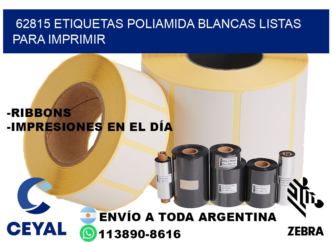 62815 etiquetas poliamida blancas listas para imprimir